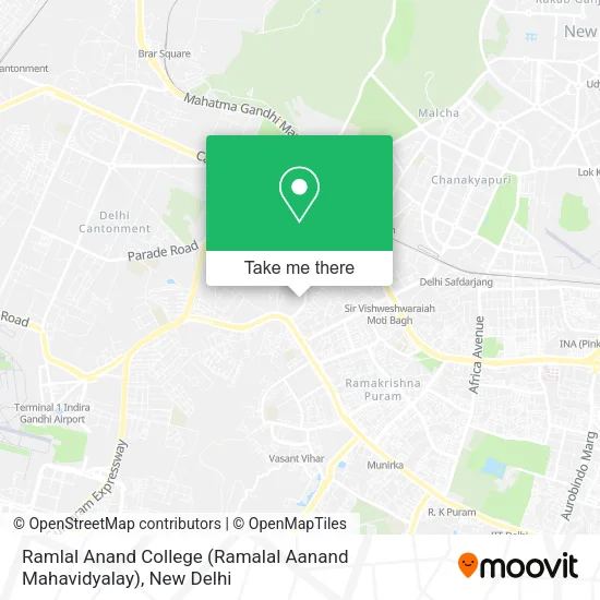 Ramlal Anand College (Ramalal Aanand Mahavidyalay) map