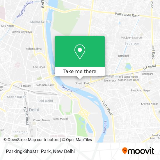 Parking-Shastri Park map