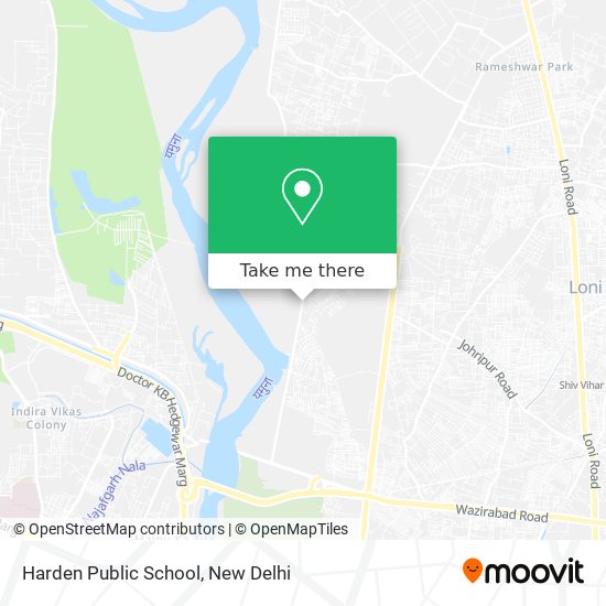 Harden Public School map