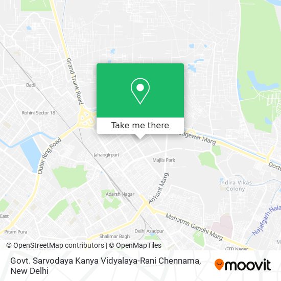 Govt. Sarvodaya Kanya Vidyalaya-Rani Chennama map
