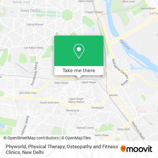 Phyworld, Physical Therapy, Osteopathy and Fitness Clinics map