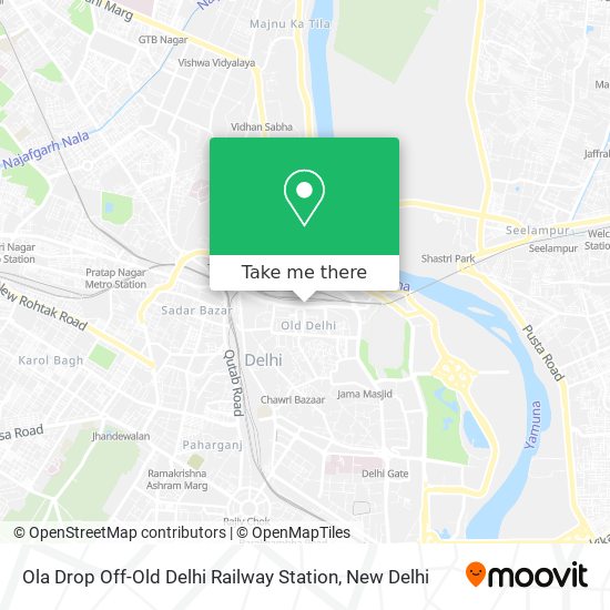 Ola Drop Off-Old Delhi Railway Station map