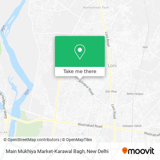 Main Mukhiya Market-Karawal Bagh map