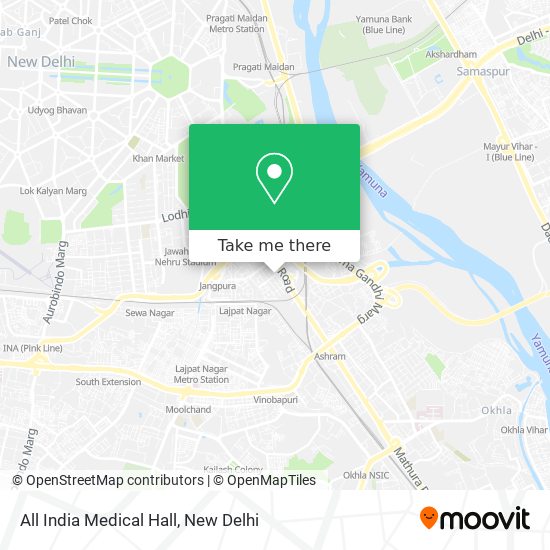 All India Medical Hall map