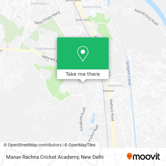 Manav Rachna Cricket Academy map