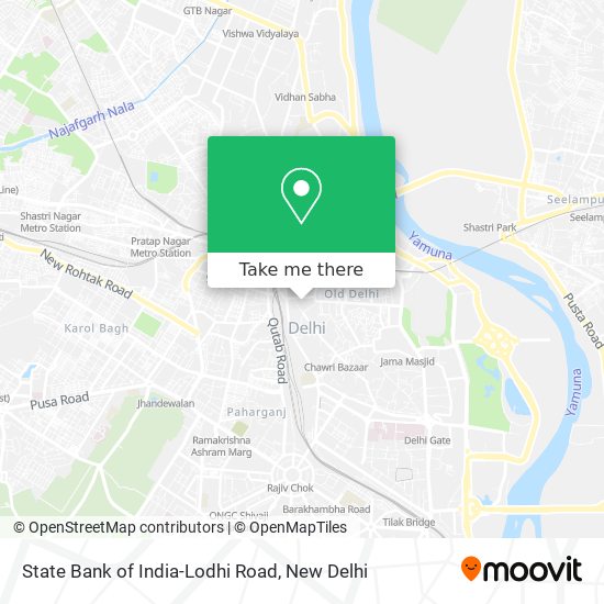 State Bank of India-Lodhi Road map