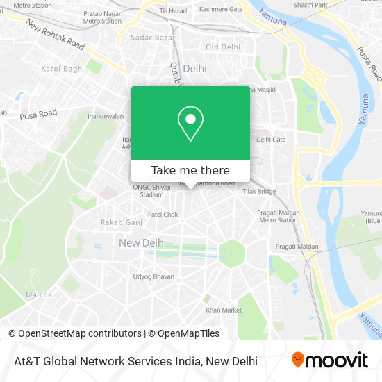 At&T Global Network Services India map