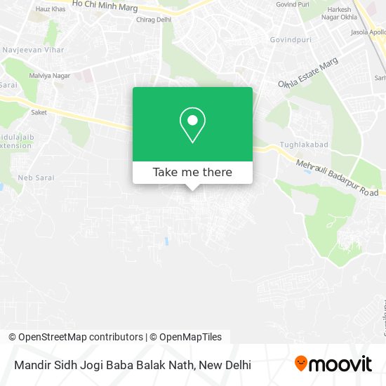 Mandir Sidh Jogi Baba Balak Nath map