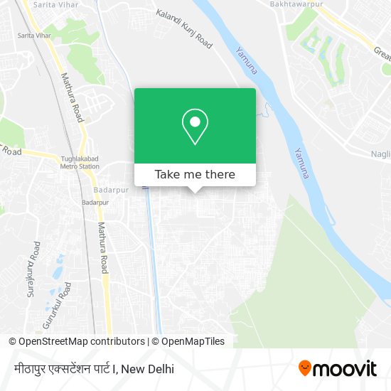 मीठापुर एक्सटेंशन पार्ट I map