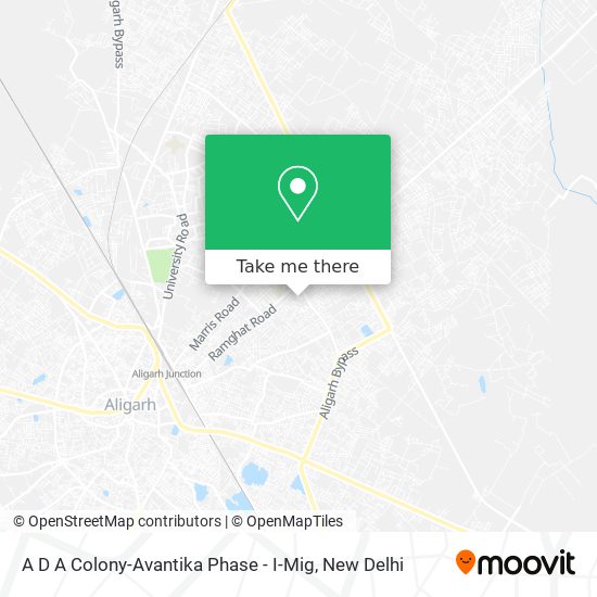A D A Colony-Avantika Phase - I-Mig map
