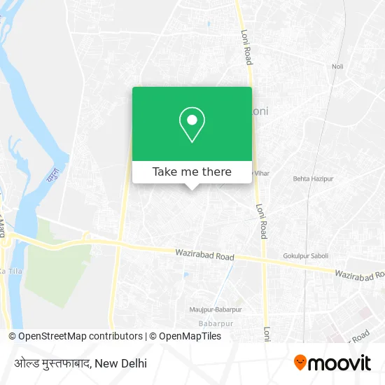 ओल्ड मुस्तफाबाद map