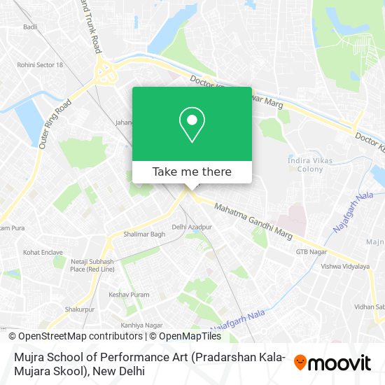 Mujra School of Performance Art (Pradarshan Kala-Mujara Skool) map