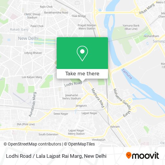Lodhi Road / Lala Lajpat Rai Marg map