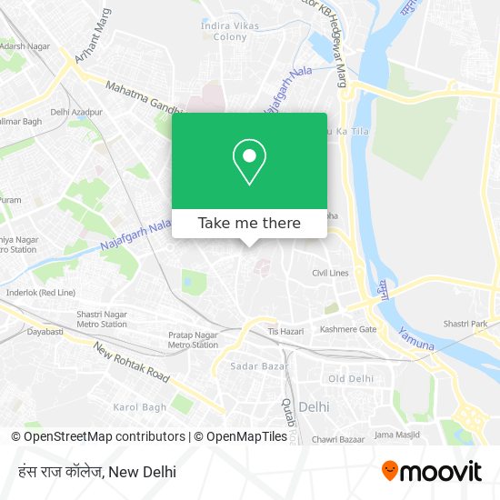 हंस राज कॉलेज map
