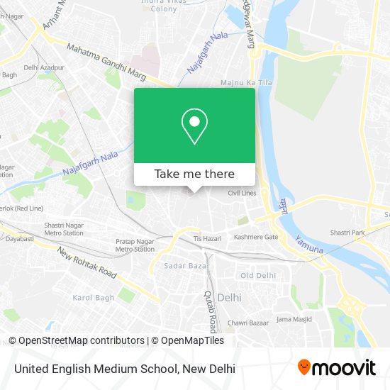 United English Medium School map