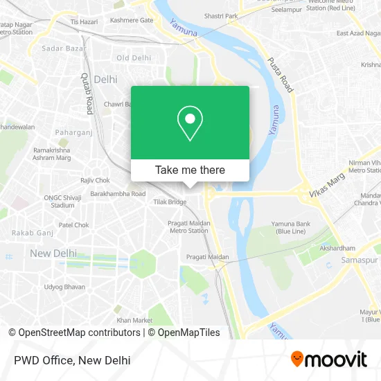 PWD Office map