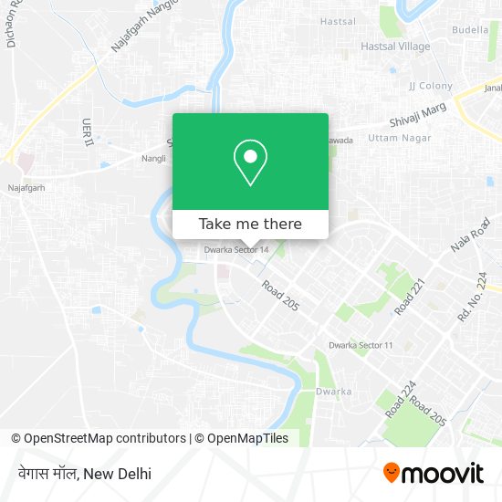 वेगास मॉल map