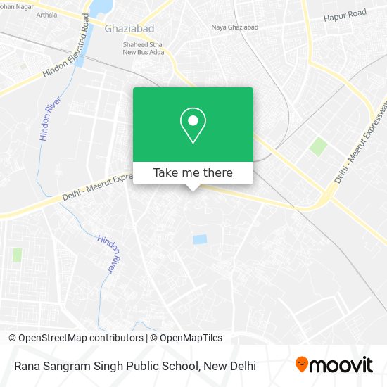 Rana Sangram Singh Public School map