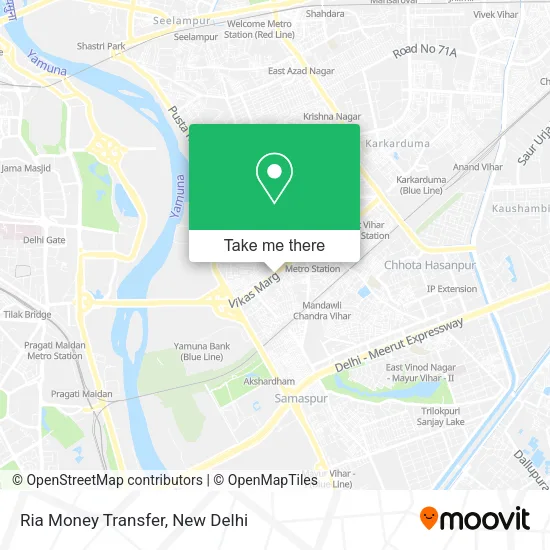 Ria Money Transfer map