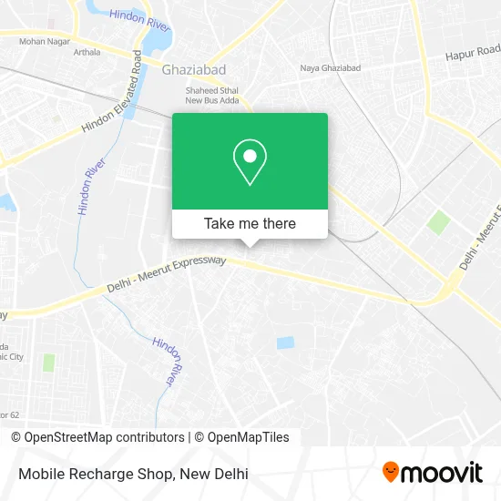Mobile Recharge Shop map