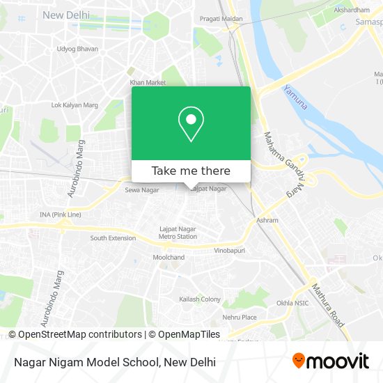 Nagar Nigam Model School map