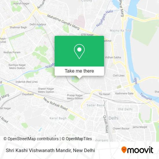 Shri Kashi Vishwanath Mandir map
