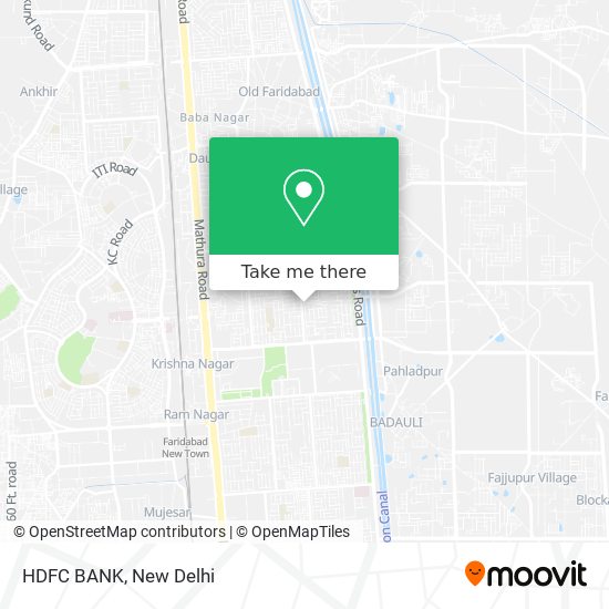 HDFC BANK map