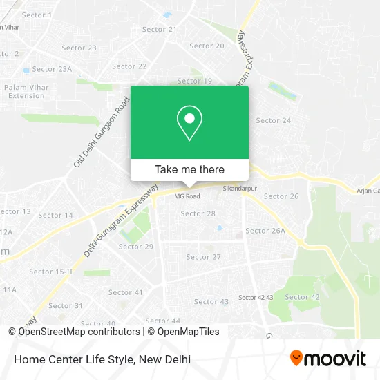 Home Center Life Style map