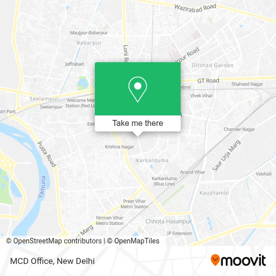 MCD Office map