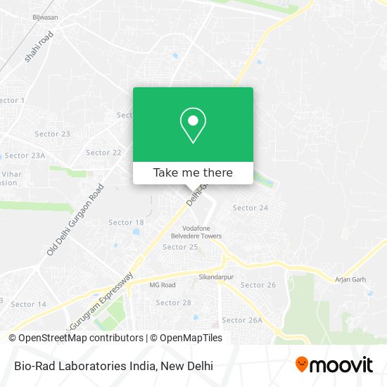 Bio-Rad Laboratories India map