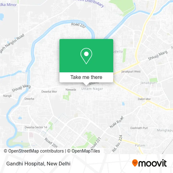 Gandhi Hospital map