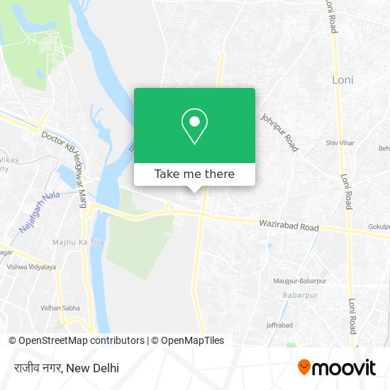 राजीव नगर map