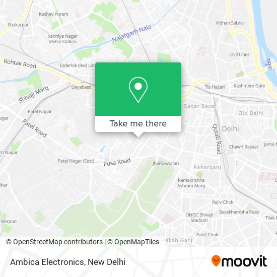 Ambica Electronics map