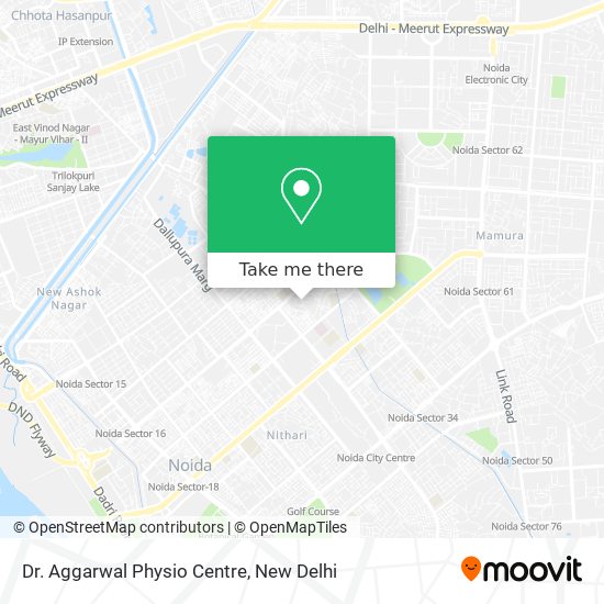 Dr. Aggarwal Physio Centre map
