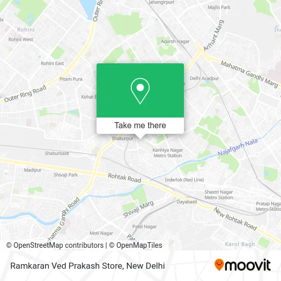 Ramkaran Ved Prakash Store map