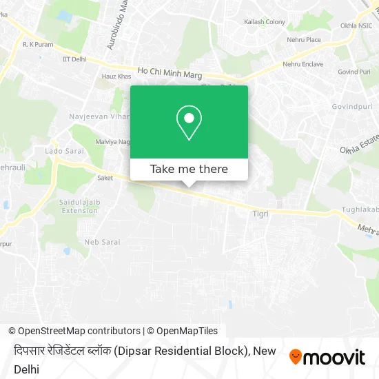 दिपसार रेजिडेंटल ब्लॉक (Dipsar Residential Block) map