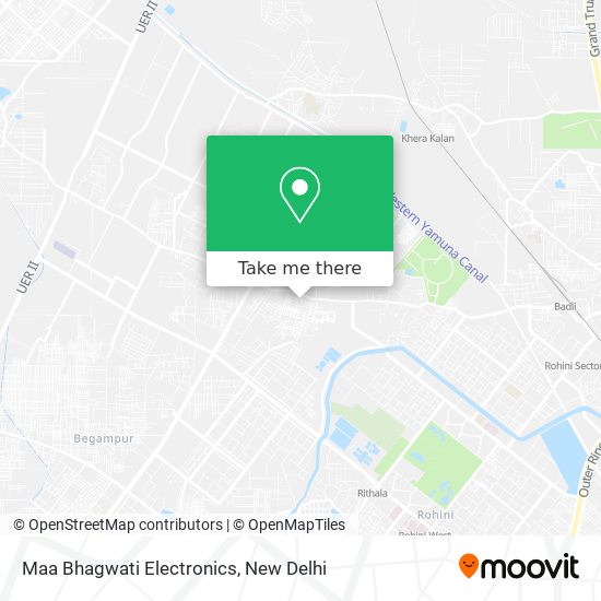 Maa Bhagwati Electronics map
