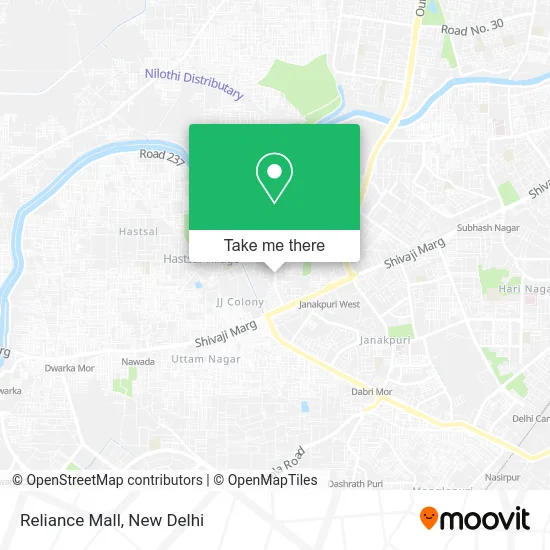 Reliance Mall map