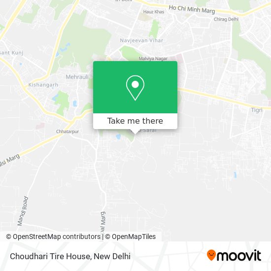 Choudhari Tire House map