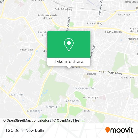 TGC Delhi map