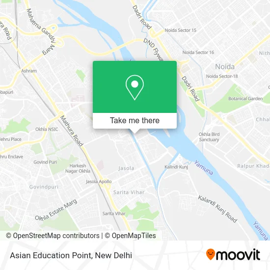 Asian Education Point map