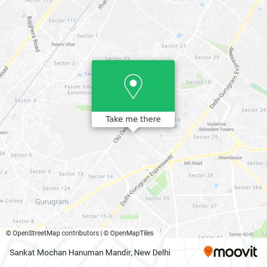 Sankat Mochan Hanuman Mandir map