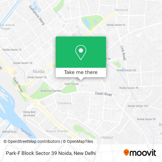 Park-F Block Sector 39 Noida map