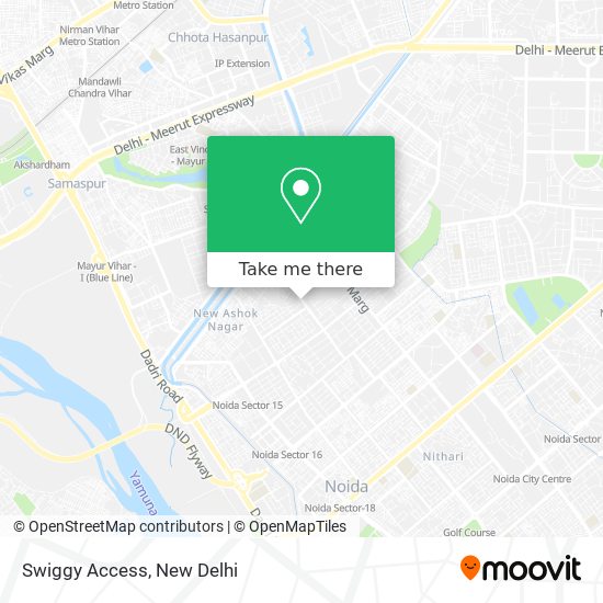 Swiggy Access map