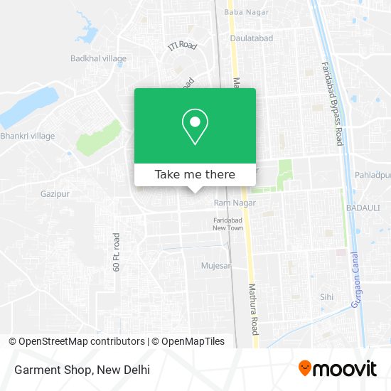 Garment Shop map