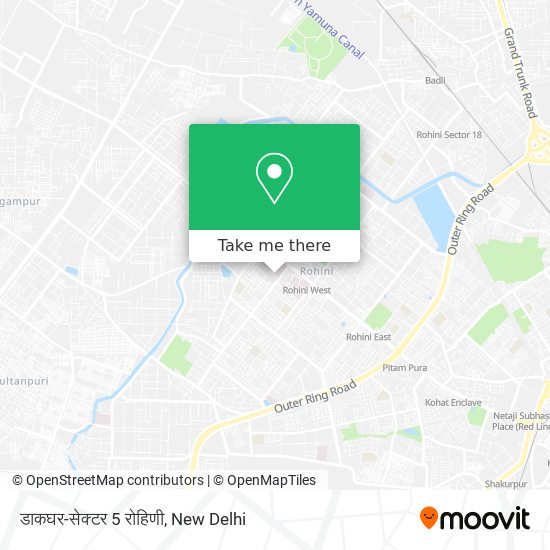 डाकघर-सेक्टर 5 रोहिणी map
