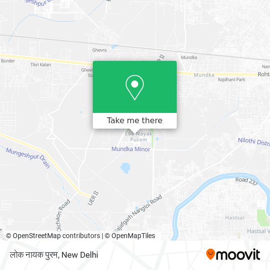 लोक नायक पुरम map