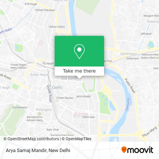 Arya Samaj Mandir map