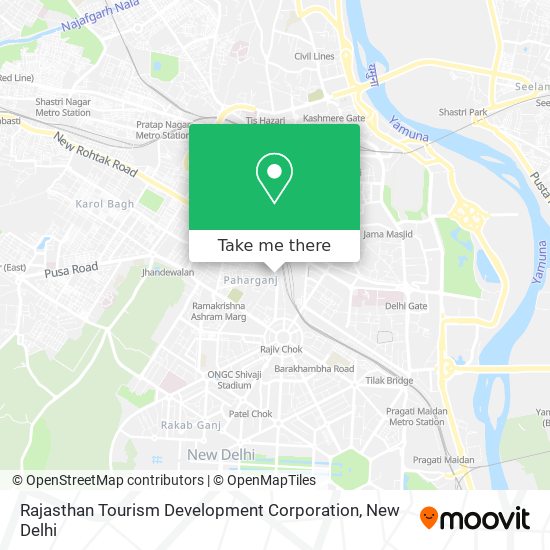 Rajasthan Tourism Development Corporation map