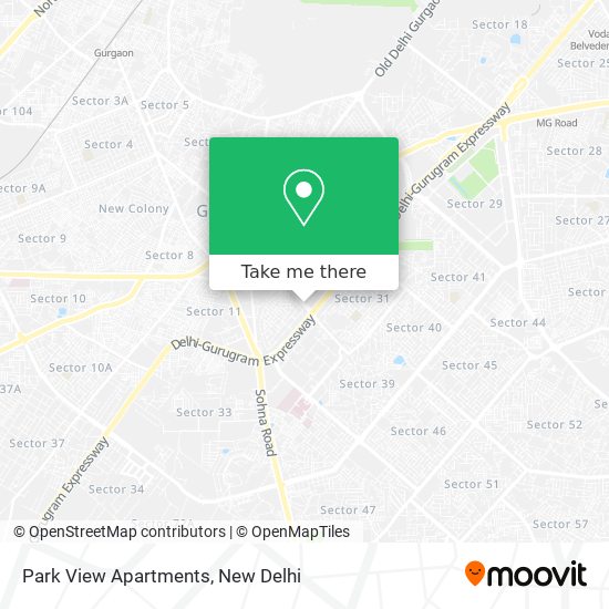 Park View Apartments map